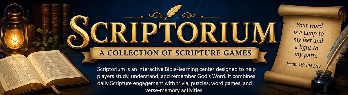 Scriptorium — a collection of Scripture games